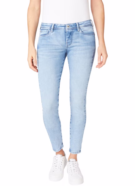 Pepe Jeans Damen Jeans Gen - Regular Fit - Blau - Light Wiser Pepe Jeans Damen Jeans Gen - Regular Fit - Blau - Light Wiser