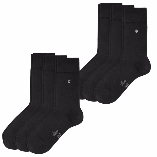 Strick- / Wollsocken - S.Oliver Unisex Socken Performance Basic 6er 9er 12er Multipack Strick- / Wollsocken - S.Oliver Unisex Socken Performance Basic 6er 9er 12er Multipack