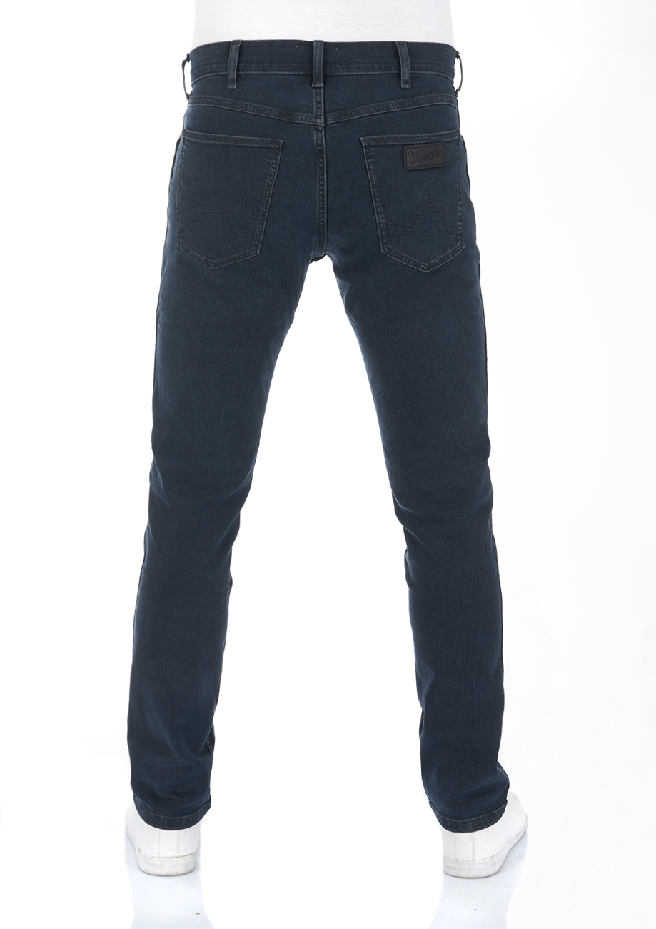 Wrangler Herren Jeans Greensboro - Regular Fit - Blau - Iron Blue günstig online kaufen