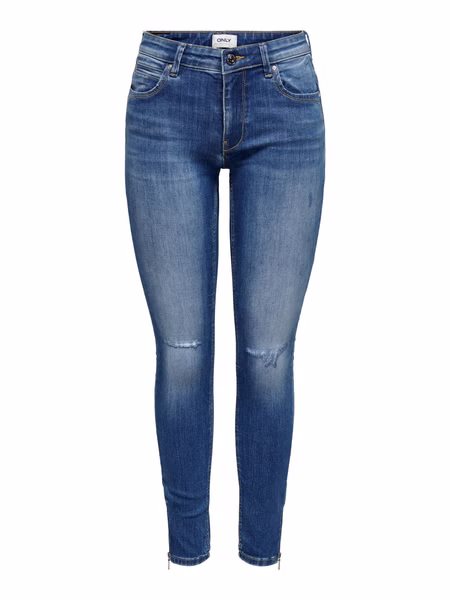 Only Damen Jeans ONLKENDELL LIFE RG SK AK DT TAI051 - Skinny Fit - Blau - Medium Blue Denim Only Damen Jeans ONLKENDELL LIFE RG SK AK DT TAI051 - Skinny Fit - Blau - Medium Blue Denim
