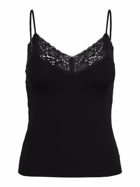 Only Damen Top ONLTILDE RIB LACE SINGLET Only Damen Top ONLTILDE RIB LACE SINGLET