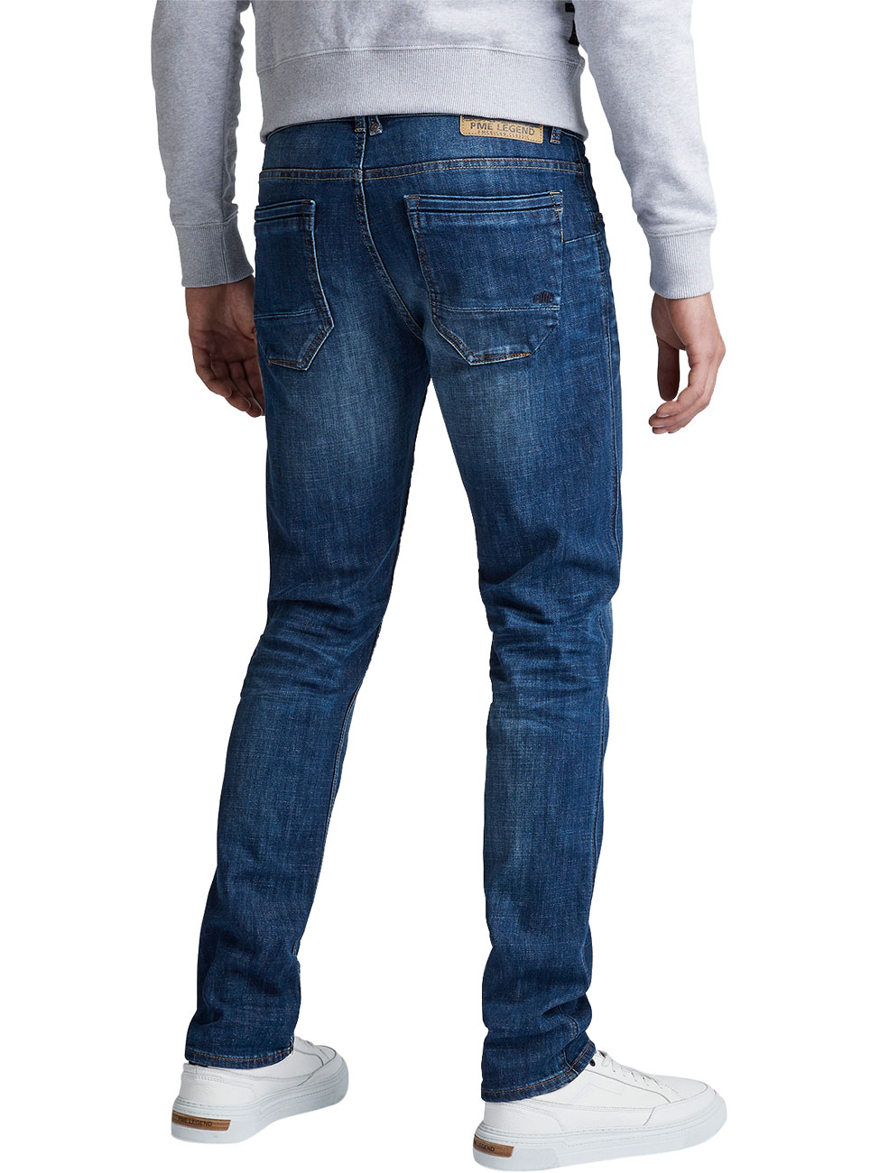 PME Legend Herren Jeans NIGHTFLIGHT - Regular Fit - Blau - Medium Blue günstig online kaufen