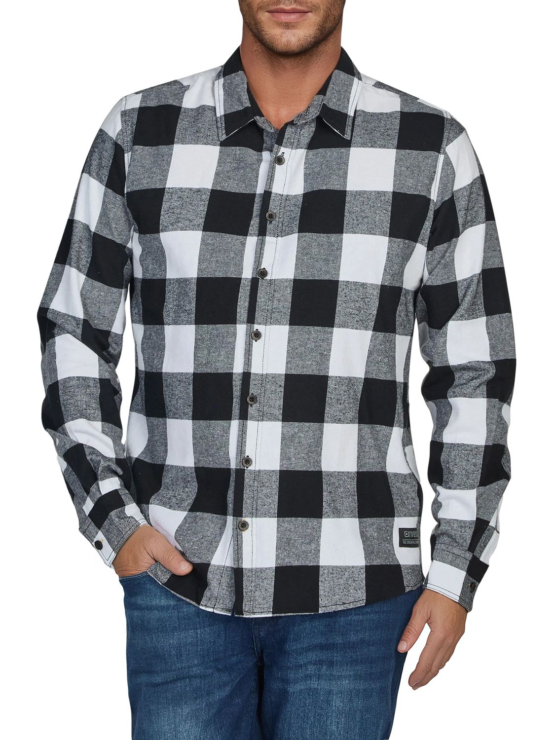 Thumbnail - riverso Flanellhemd Herren langarm Kariert Regular Fit RIVArne