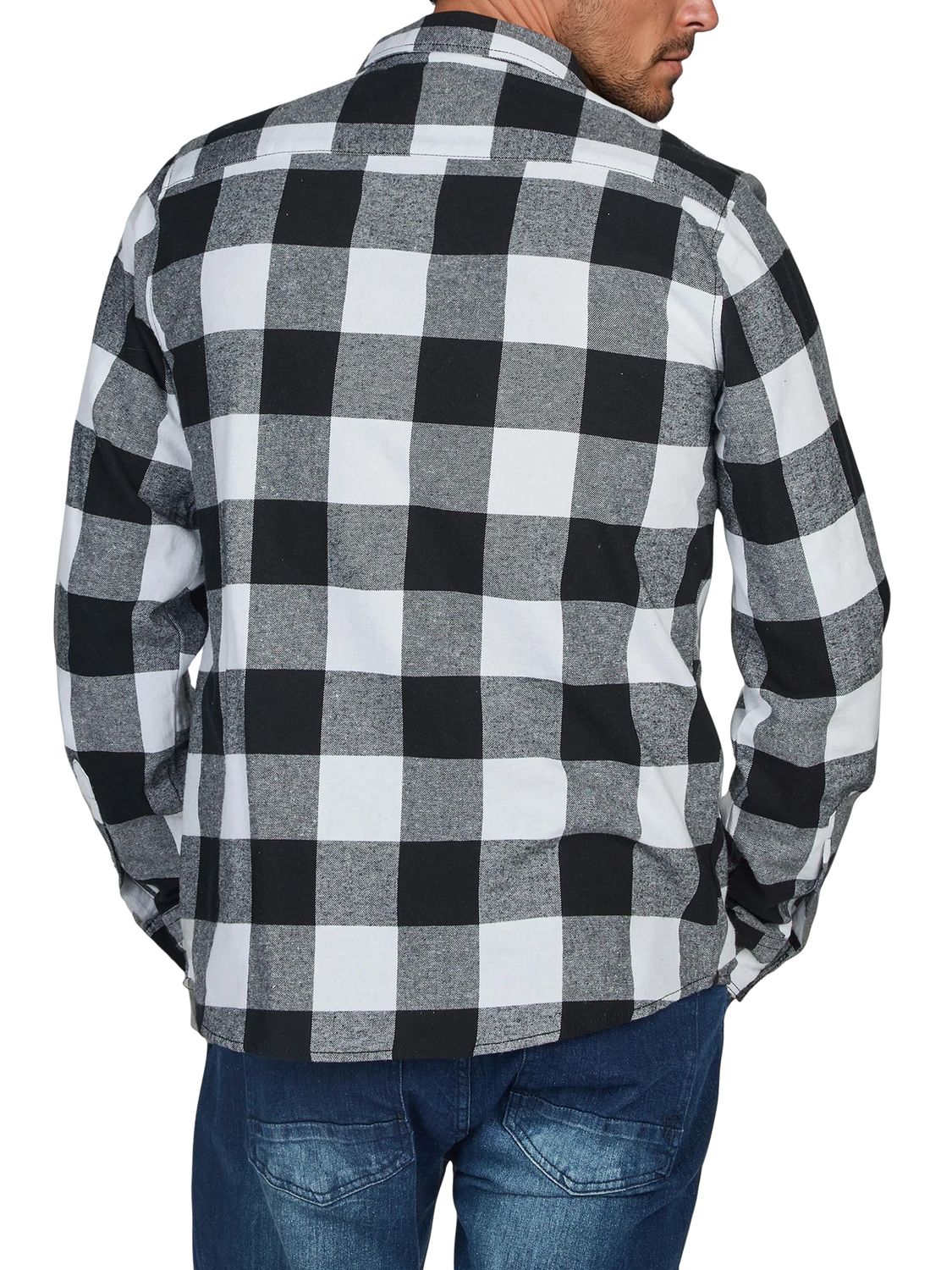riverso Flanellhemd Herren langarm Kariert Regular Fit RIVArne günstig online kaufen