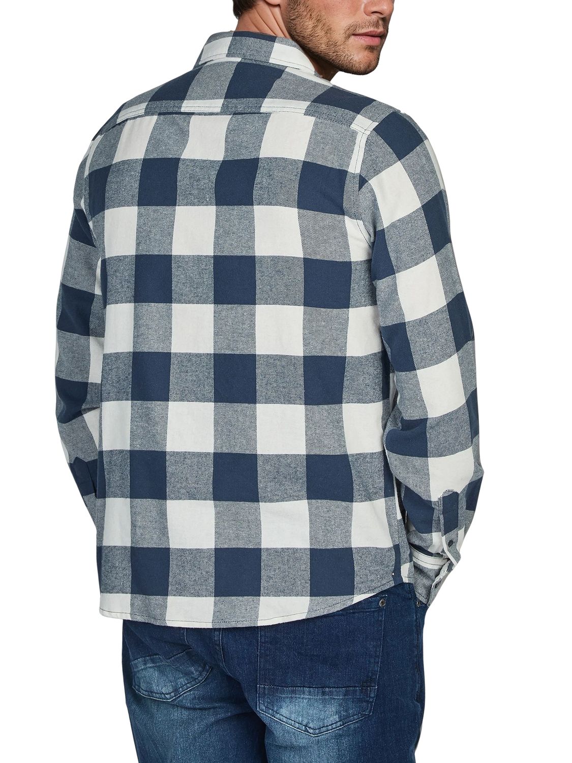 riverso Flanellhemd Herren langarm Kariert Regular Fit RIVArne günstig online kaufen