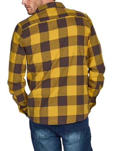 riverso Flanellhemd Herren langarm Kariert Regular Fit RIVArne