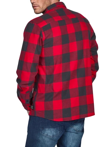 riverso Flanellhemd Herren langarm Kariert Regular Fit RIVArne