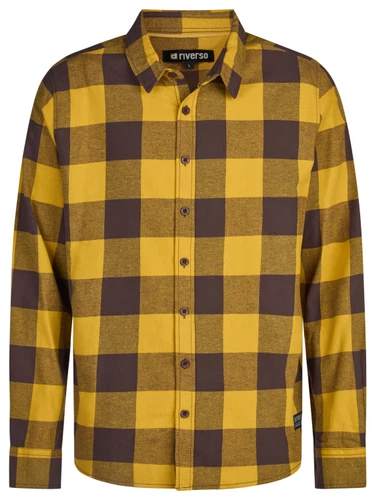 riverso Flanellhemd Herren langarm Kariert Regular Fit RIVArne