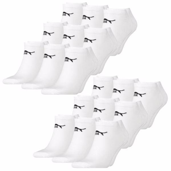 Sneakersocken - PUMA HERREN DAMEN UNISEX SNEAKER CLYDE 18P Sneakersocken - PUMA HERREN DAMEN UNISEX SNEAKER CLYDE 18P