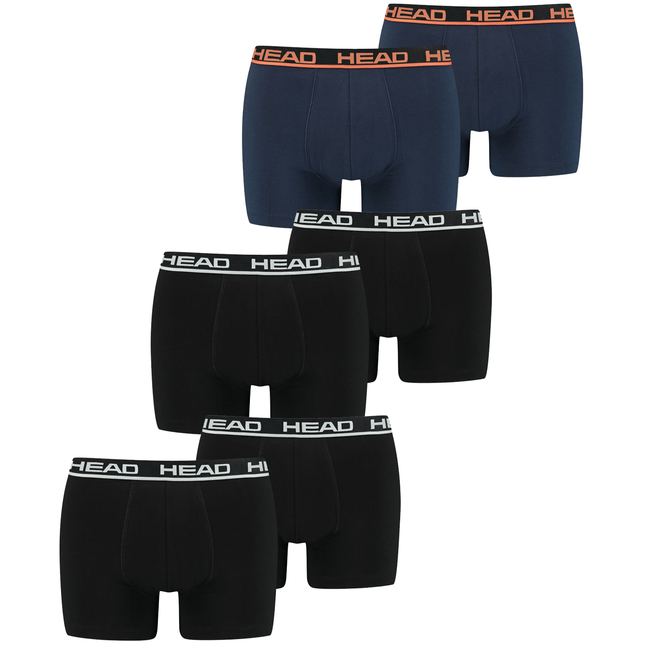 HEAD Herren Boxershort Basic Boxer 4er 6er 8er Multipack