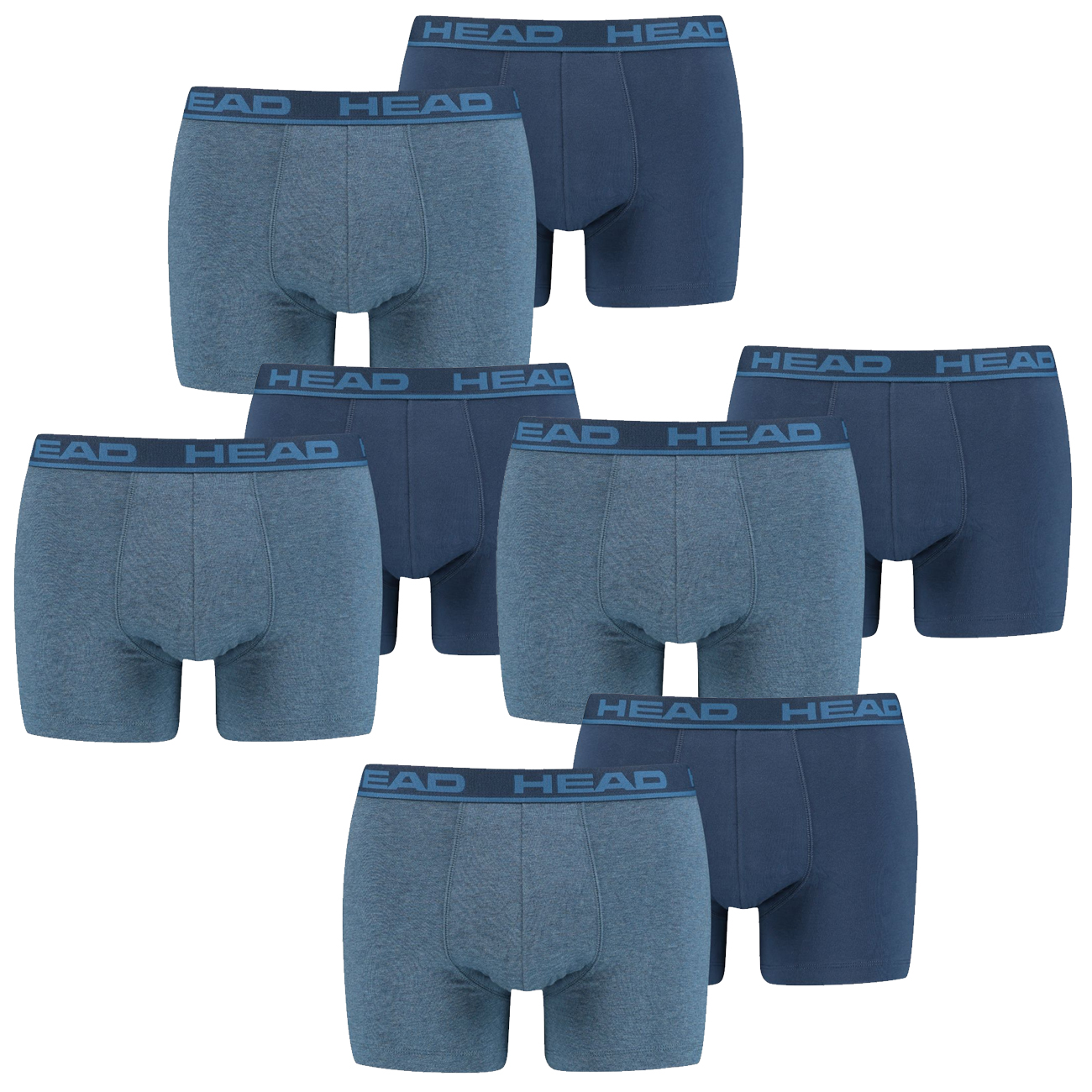 HEAD Herren Boxershort Basic Boxer 4er 6er 8er Multipack