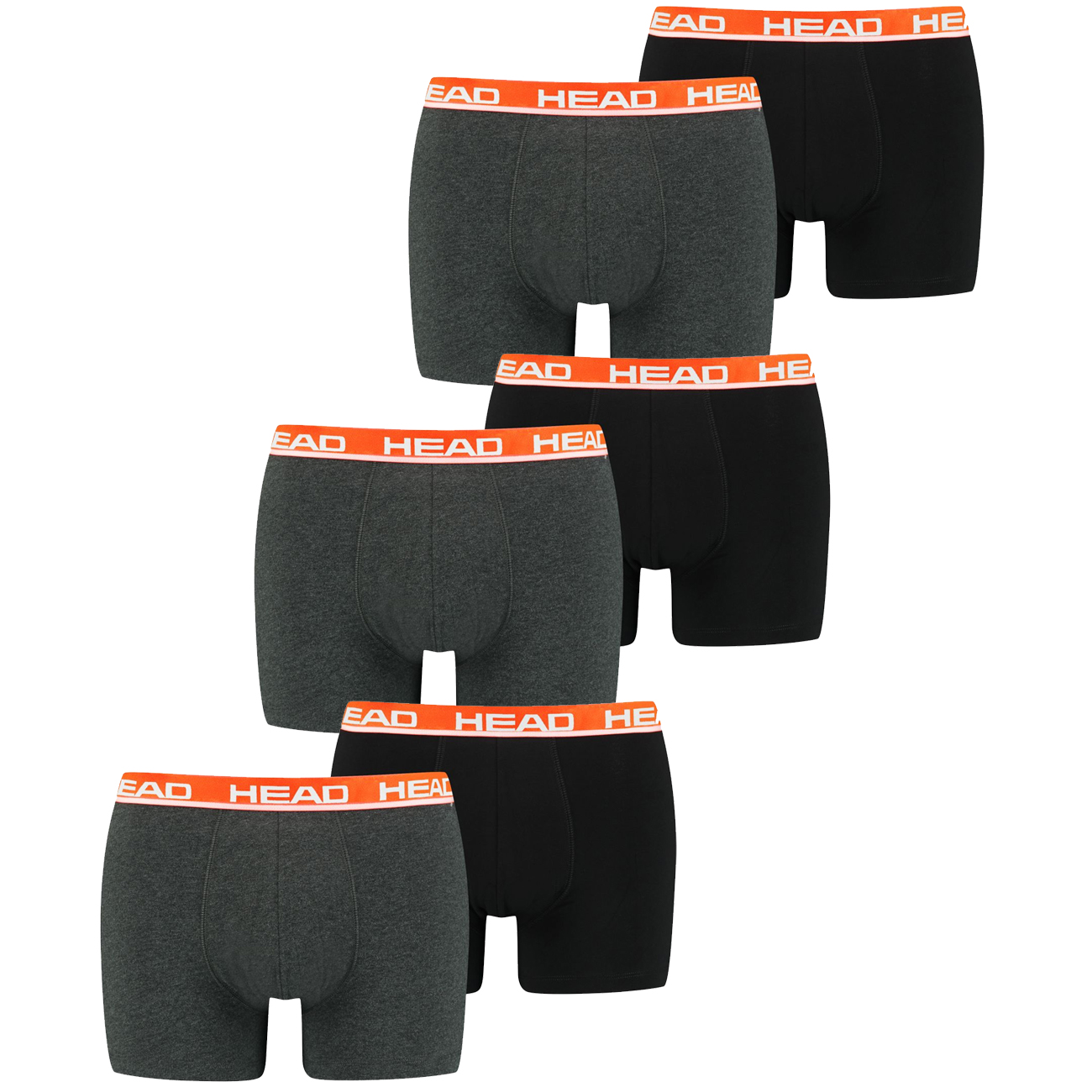 HEAD Herren Boxershort Basic Boxer 4er 6er 8er Multipack