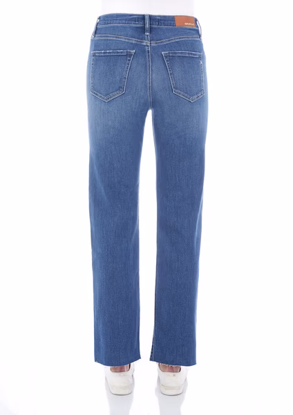 Replay Damen Jeans Reyne - Relaxed Fit - Schwarz -Light Blue Replay Damen Jeans Reyne - Relaxed Fit - Schwarz -Light Blue