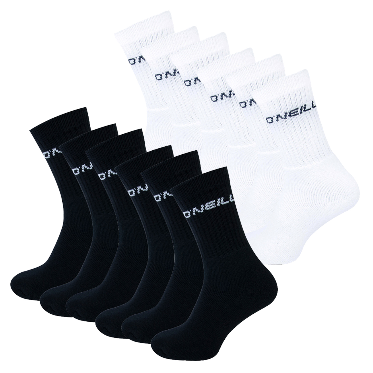 O`Neill Unisex Sportsocken 6er 9er 12er Multipack