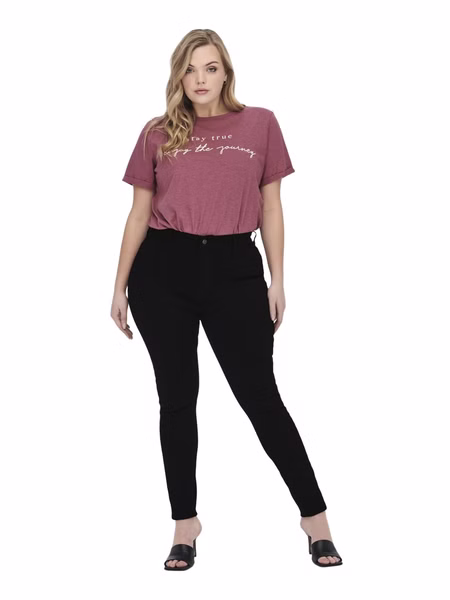 Carmakoma by Only Damen Jeans CARHUBA - Skinny Fit - Schwarz - Black - Plus Size Carmakoma by Only Damen Jeans CARHUBA - Skinny Fit - Schwarz - Black - Plus Size