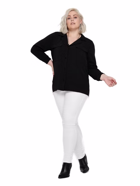 Carmakoma by Only Damen Jeans CARAUGUSTA - Skinny Fit - Weiß - White - Plus Size Carmakoma by Only Damen Jeans CARAUGUSTA - Skinny Fit - Weiß - White - Plus Size