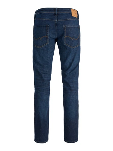 Jack & Jones Herren Jeans JJJITIM JJORIGINAL AM 267 - Slim Fit - Blau - Bue Denim