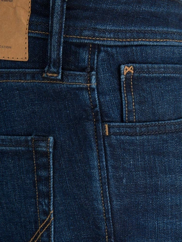Jack & Jones Herren Jeans JJJITIM JJORIGINAL AM 267 - Slim Fit - Blau - Bue Denim