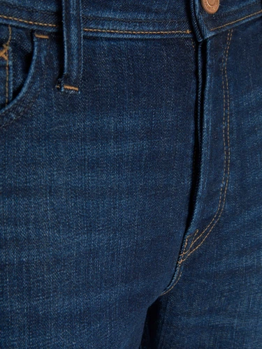 Jack & Jones Herren Jeans JJJITIM JJORIGINAL AM 267 - Slim Fit - Blau - Bue Denim