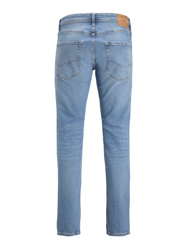 Jack & Jones Herren Jeans JJITIM JJORIGINAL CJ 715 - Slim Fit - Blau - Blue Denim