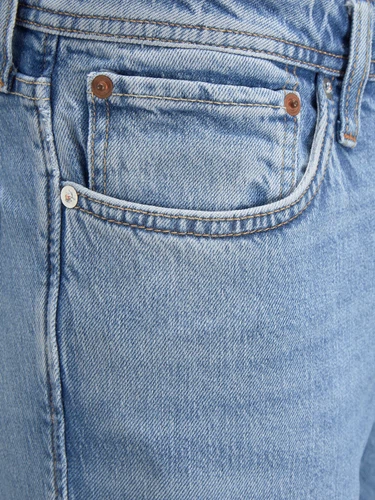 Jack & Jones Herren Jeans JJITIM JJORIGINAL CJ 715 - Slim Fit - Blau - Blue Denim
