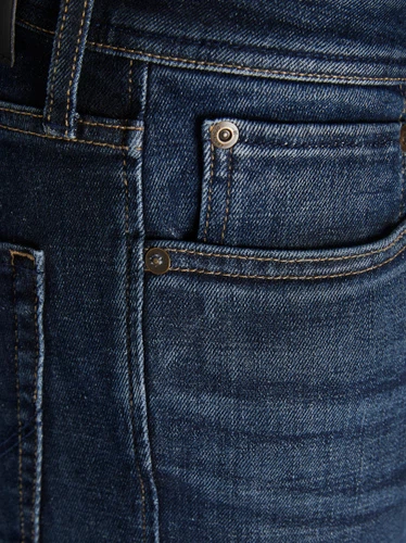 Jack & Jones Herren Jeans JJICLARK JJORIGINAL JOS 518 LID - Regular Fit - Blau - Blue Denim