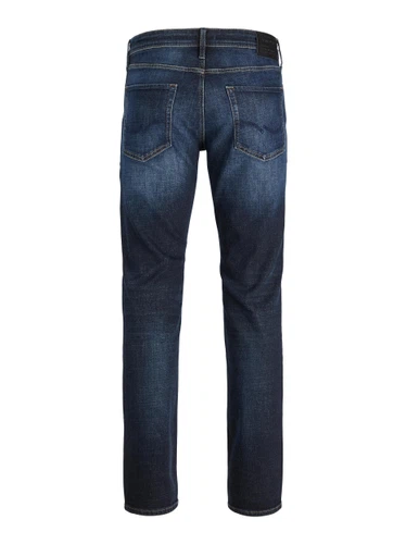 Jack & Jones Herren Jeans JJICLARK JJORIGINAL JOS 518 LID - Regular Fit - Blau - Blue Denim