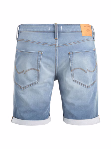 Jack & Jones Herren Jeans Short JJIRICK JJICON GE 107 I.K SN- Blau - Blue Denim - Relaxed Fit Jack & Jones Herren Jeans Short JJIRICK JJICON GE 107 I.K SN- Blau - Blue Denim - Relaxed Fit