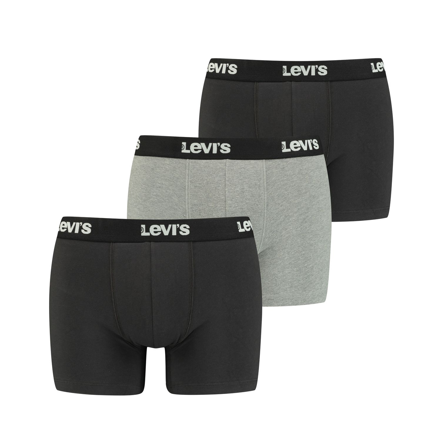 Levis Herren Back in Session Boxer Brief 3er Pack