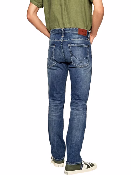 Pepe Jeans Herren Jeans Cash - Regular Fit - Blau - Streaky Stretch Medium Pepe Jeans Herren Jeans Cash - Regular Fit - Blau - Streaky Stretch Medium