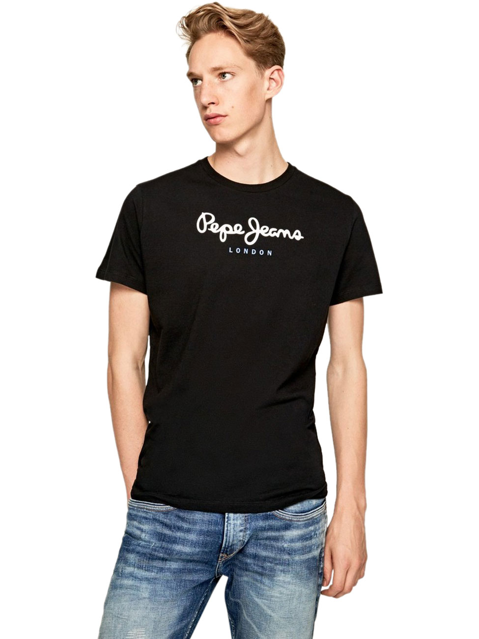 Pepe Jeans Herren Rundhals T-Shirt EGGO N - Regular Fit