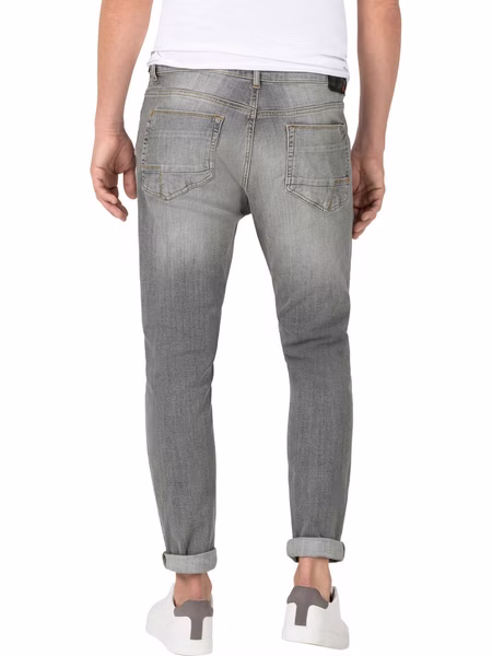 TIMEZONE Herren Jeans Slim DwyaneTZ - Slim Fit - Grau - Grey Brushed Wash TIMEZONE Herren Jeans Slim DwyaneTZ - Slim Fit - Grau - Grey Brushed Wash