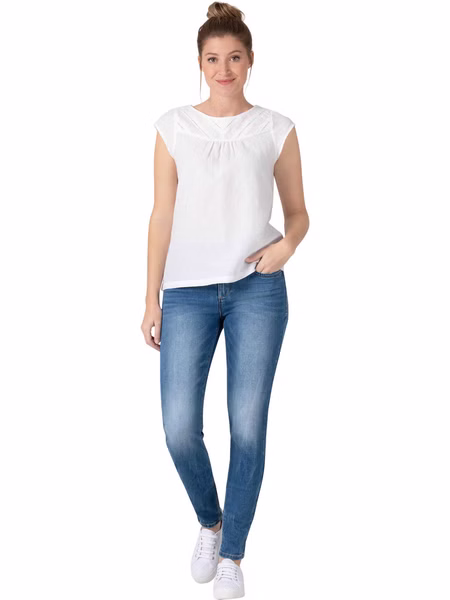 TIMEZONE Damen Jeans Slim EnyaTZ Womenshape - Slim Fit - Blau - Smurf Blue Wash TIMEZONE Damen Jeans Slim EnyaTZ Womenshape - Slim Fit - Blau - Smurf Blue Wash
