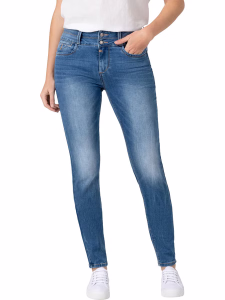TIMEZONE Damen Jeans Slim EnyaTZ Womenshape - Slim Fit - Blau - Smurf Blue Wash TIMEZONE Damen Jeans Slim EnyaTZ Womenshape - Slim Fit - Blau - Smurf Blue Wash