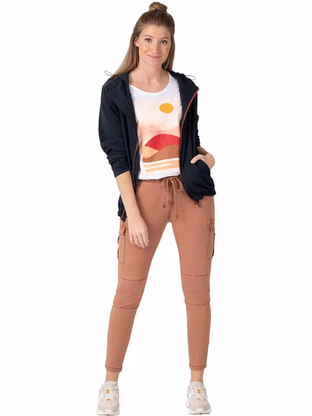 TIMEZONE Damen Cargo Hose Slim MalikaTZ 7/8 - Slim Fit - Braun - Terra Brown TIMEZONE Damen Cargo Hose Slim MalikaTZ 7/8 - Slim Fit - Braun - Terra Brown