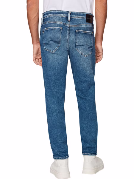 Mavi Herren Jeans Chris - Tapered Fit - Blau - Dark Random Ultra Move Mavi Herren Jeans Chris - Tapered Fit - Blau - Dark Random Ultra Move