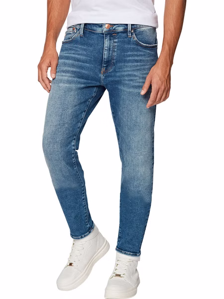 Mavi Herren Jeans Chris - Tapered Fit - Blau - Dark Random Ultra Move Mavi Herren Jeans Chris - Tapered Fit - Blau - Dark Random Ultra Move