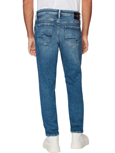 Mavi Herren Jeans Chris - Tapered Fit - Blau - Dark Random Ultra Move