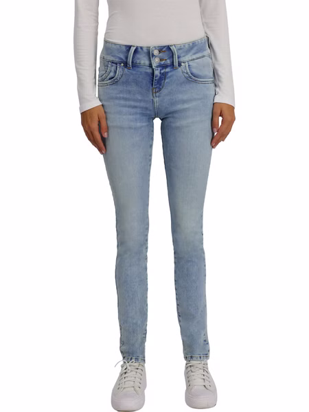 LTB Damen Jeans Molly M Super Slim Fit - Blau - Ennio Wash LTB Damen Jeans Molly M Super Slim Fit - Blau - Ennio Wash