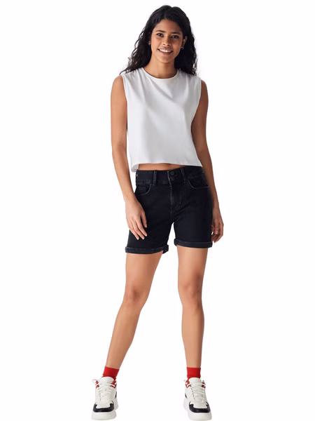 LTB Damen Jeans Short Becky X - Schwarz - Ariela Safe Wash LTB Damen Jeans Short Becky X - Schwarz - Ariela Safe Wash