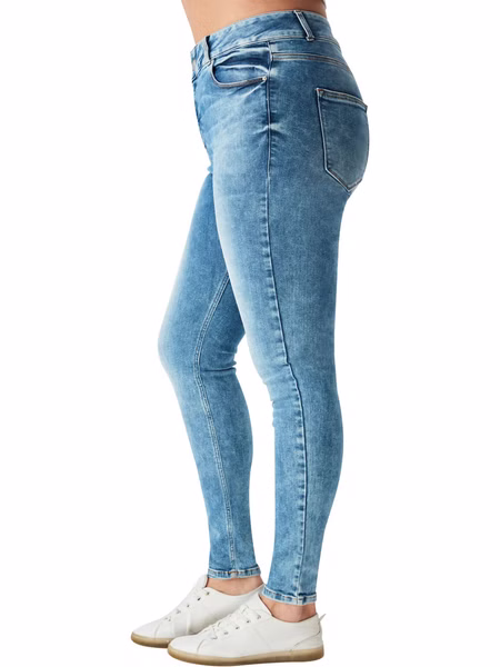 Love to be by LTB Damen Jeans Arly -  Skinny Fit - Blau - Maylin Wash - Plussize Love to be by LTB Damen Jeans Arly -  Skinny Fit - Blau - Maylin Wash - Plussize