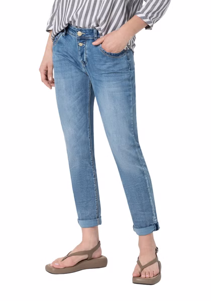 TIMEZONE 7/8 Damen Jeans NaliTZ - Slim Fit - Blau - Fresh Indigo Wash TIMEZONE 7/8 Damen Jeans NaliTZ - Slim Fit - Blau - Fresh Indigo Wash
