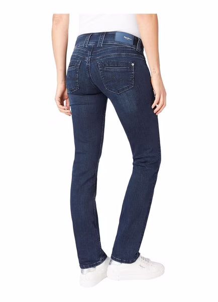 Pepe Jeans Damen Jeans Gen - Regular Fit - Blau - Blue Black Wiser Pepe Jeans Damen Jeans Gen - Regular Fit - Blau - Blue Black Wiser