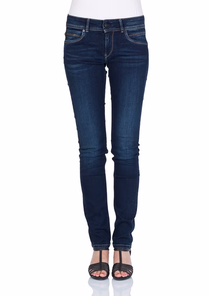 Pepe Jeans Damen Jeans New Brooke - Slim Fit - Blau - Ultra Dark Pepe Jeans Damen Jeans New Brooke - Slim Fit - Blau - Ultra Dark