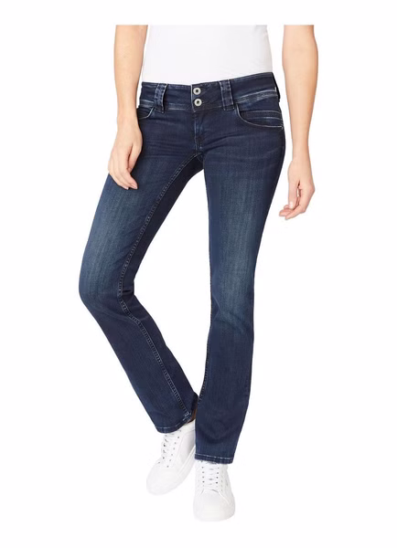Pepe Jeans Damen Jeans Venus - Regular Fit - Blau - Blue Black Wiser Pepe Jeans Damen Jeans Venus - Regular Fit - Blau - Blue Black Wiser