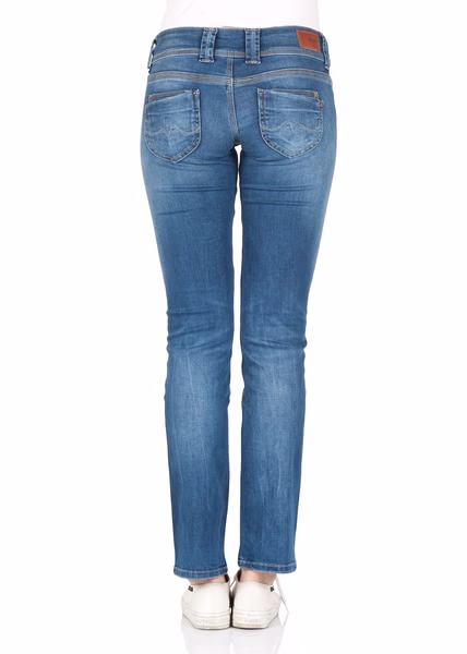 Pepe Jeans Damen Jeans Venus - Regular Fit - Blau - Authentic Rope Pepe Jeans Damen Jeans Venus - Regular Fit - Blau - Authentic Rope