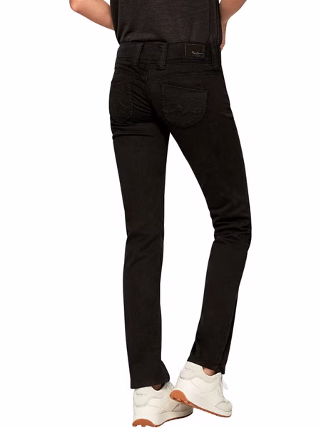 Pepe Jeans Damen Jeans Venus - Regular Fit - Schwarz - Black W24-W34 Pepe Jeans Damen Jeans Venus - Regular Fit - Schwarz - Black W24-W34