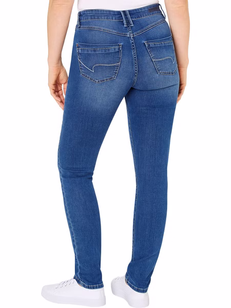 Paddock`s Damen Jeans Pat - Slim Fit Blau - Medium Stone Soft Used Paddock`s Damen Jeans Pat - Slim Fit Blau - Medium Stone Soft Used