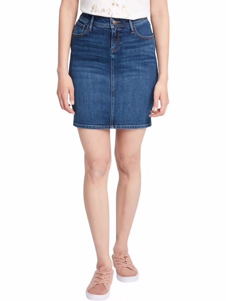 Cross Jeans Damen Jeansrock Millie - Blau - Dark Blue Cross Jeans Damen Jeansrock Millie - Blau - Dark Blue