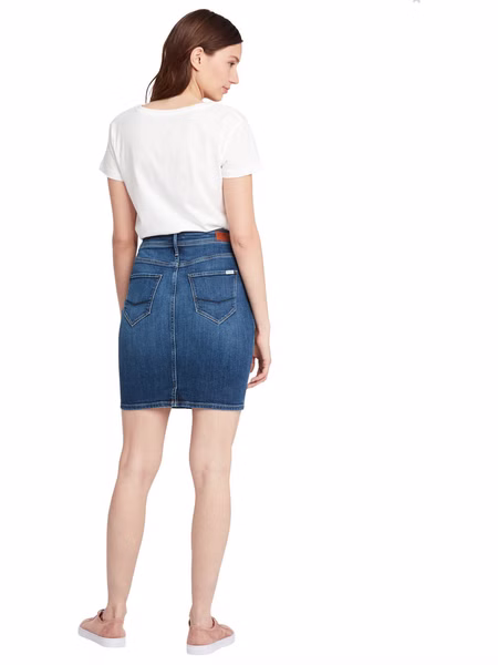 Cross Jeans Damen Jeansrock Millie - Blau - Dark Blue Cross Jeans Damen Jeansrock Millie - Blau - Dark Blue